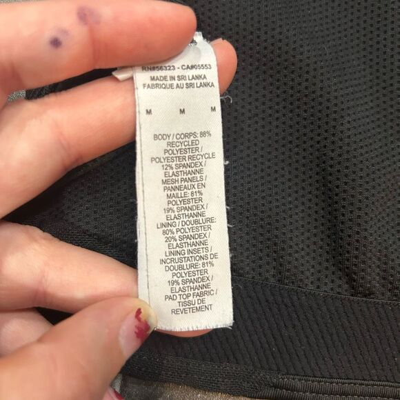 Nike Dri-Fit Women’s Medium Black Sports Bra - Picture 2 of 4